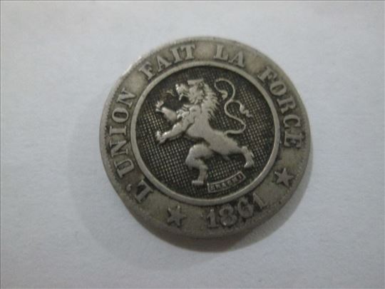 10 centima, Belgija 1861.god