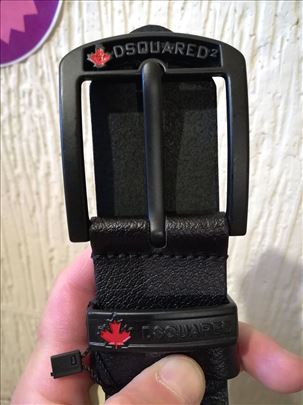 Novi muški kožni kaiševi Dsquared i Armani crni