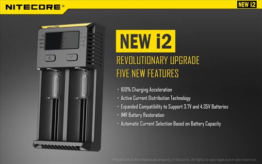 Inteligentni punjač za baterije Nite core new  i2