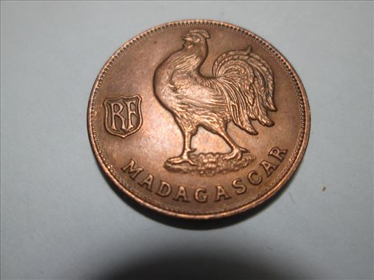 1 franak,Madagaskar,1943
