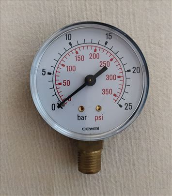 Manometar 0-25 bar