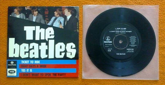 THE BEATLES - Ticket To Ride (EP) Made in Sweden