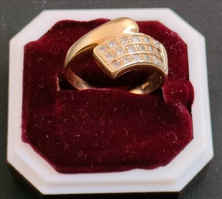 Prstenje žensko, zlato 14k (čistoće 585).