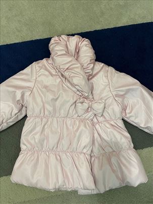 Roze jaknica sa masnom za devojcicu 74 velicina