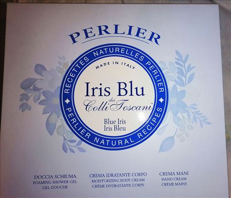 Perlier Iris blu set