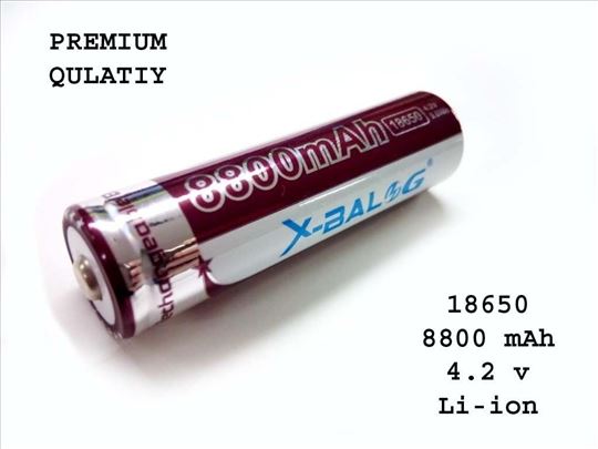 Litijumska baterija Xbalog 18650 8800mAh battery