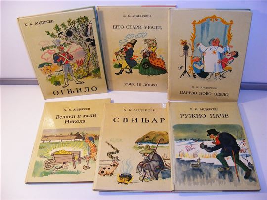 Andersen, 6 knjiga iz Zbirki Andersenovih priča   