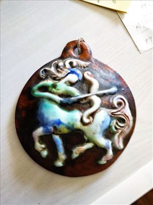 Horoskop, strelac, keramika, precnik 12.5cm