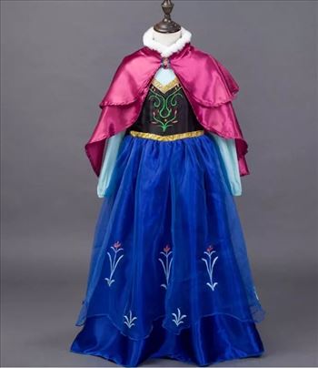 Kostim Ana Frozen haljina i ogrtač- model 5