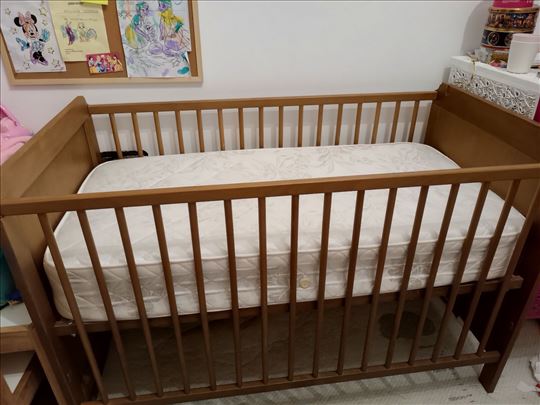 Krevetac za bebe Leksvik- Ikea