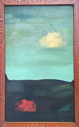 Pejzaž - ulje na lesonitu