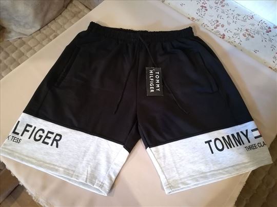 Nove muške pamučne bermude Tommy Hilfiger crne 3XL