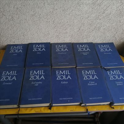 Emil Zola - komplet 10 knjiga