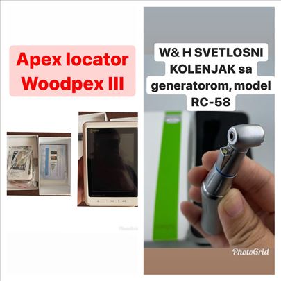 Apexlocator Woodpex III / Kolenjak W&H sa svetlom 