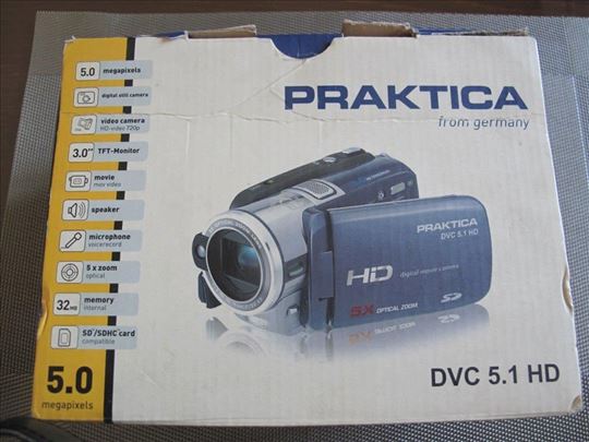 Practica DVC 5.1 HD - digitalna kamera kao nova