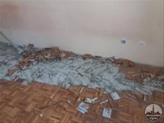 Skidanje parketa laminata - odvoz