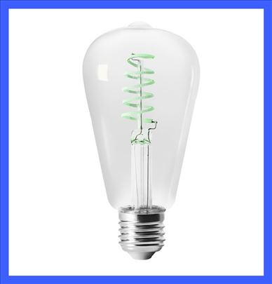 Led filament E27 sijalica, 4w,plava svetlost. Novo