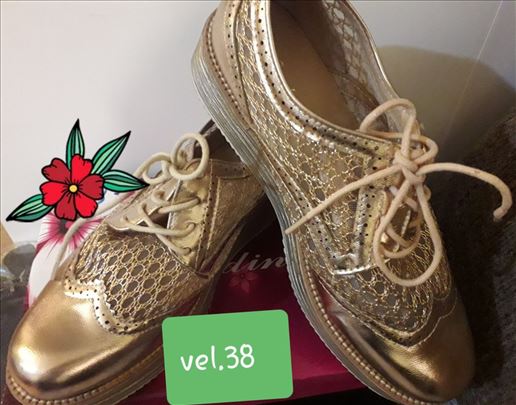 Cipele boje zlata vel 38