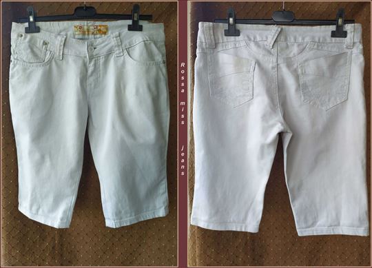 Rossa miss jeans Bele Teksas Bermude - 31 / Sniže