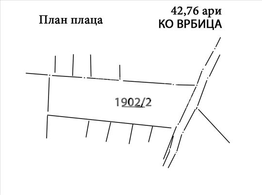 Prodajem plac u Aranđelovcu na 2,5 km od centra gr