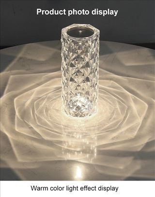 Kristalna stona lampa ROSA