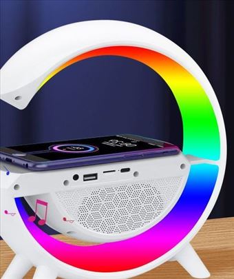 Pametna G RGB Lampa sa Zvučnikom i Bežičnim Punjač
