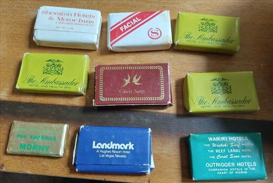 Stari hotelski sapuni iz Amerike iz 70ih i 80ih 9 