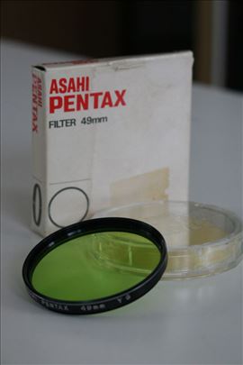 Asahi Pentax zuto-zeleni filter 49mm u kutiji