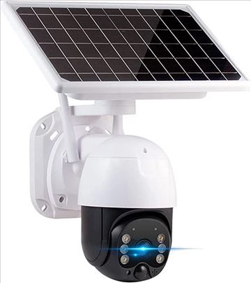 Solarna Kamera Wifi  PTZ  Kamera se napaja putem 