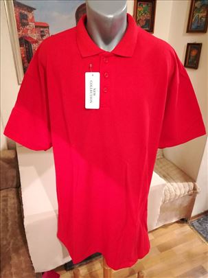 Nova muška pamučna majica sa kragnom Elephant 5XL