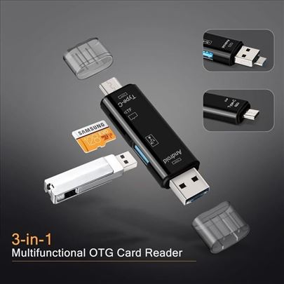 Multifunkcionalni USB adapter, čitač kartica