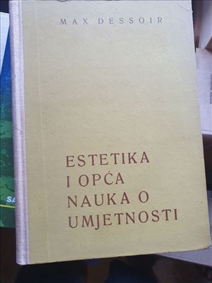 Estetika i opca nauka o umjetnost  Max Dessoir