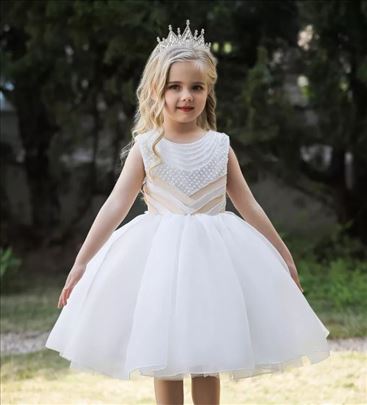Perla bela svecana haljina za decu svecane haljine
