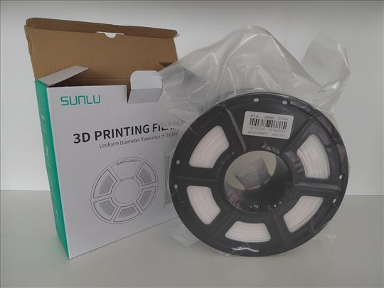 3D Printing Filament  SUNLU  - White 1.75mm , 1kg