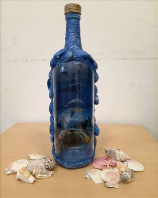 Ukrasna flaša morski motivi