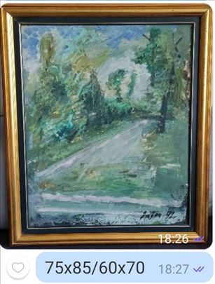 Dušan Mikonjić, ulje na platnu, 85x70
