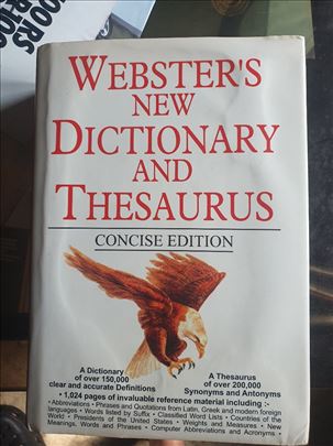 Websters new Dictionary and Thesaurus