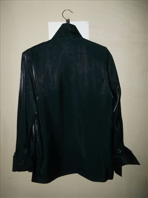 Svečana crna košulja (bluza) - kao nova