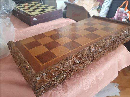 Sah i backgammon 48x50 cm duborez drvo
