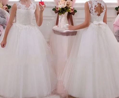 Bela Duga dugacka Svecana haljina za decu svadb