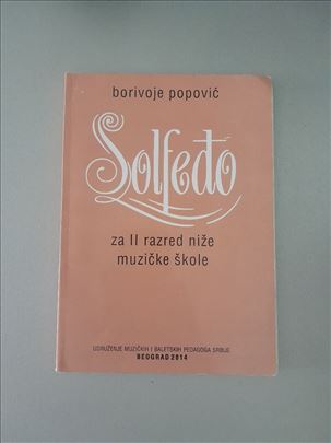 Solfeđo 2 Borivoje Popović
