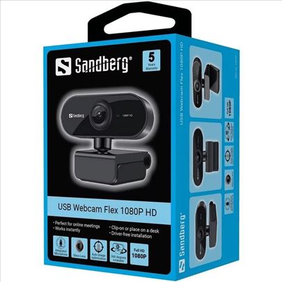 Sandberg USB webkamera Flex 1080P