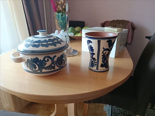 Vaza i činija od keramike 