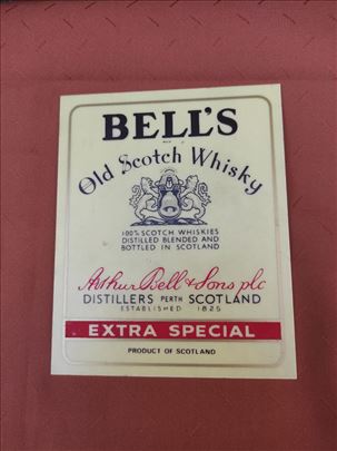 Plaketa znak Bells Old Scotch Whisky