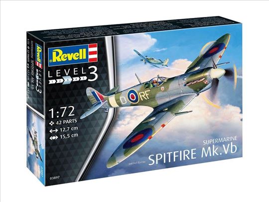 1:72 Supermarine Spitfire Mk.Vb 12x15 cm Revell