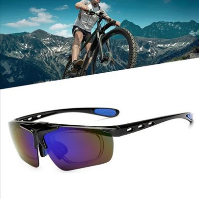 Biciklističke naočare  sa dodatkom za dioptriju