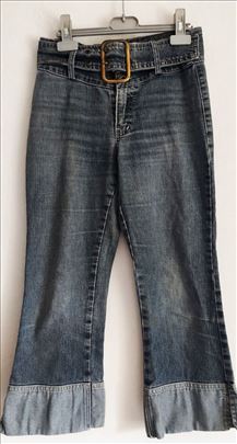 Vintage LASSO jeans kapri pantalone vel.M/L Rasteg