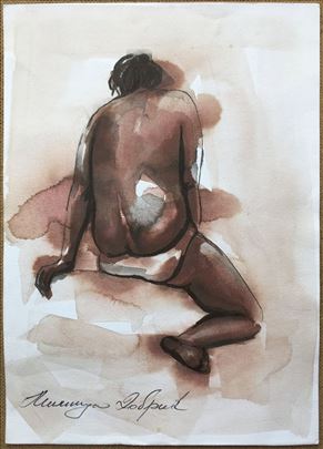 Milica - akt s leđa