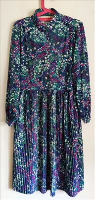 Vintage haljina sa plisiranom suknjom vel. L/XL