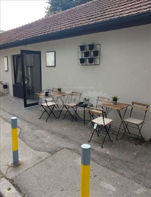 Senjak, namešten, 35m2 + bašta